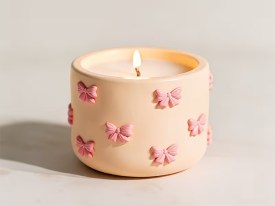 Molde silicona cuenco redondo con moños 